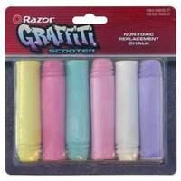 razor graffiti replacement chalks 6 pack