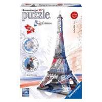 Ravensburger 3D Puzzle Eiffel Tower Flag Edition - Paris (216pcs)
