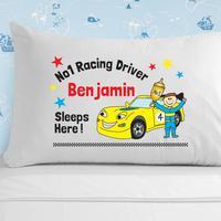 Racing Driver Pillowcase