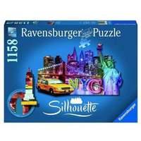Ravensburger Puzzle Silhouette - Skyline New York (1158pcs.) (16153)