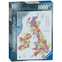 Ravensburger British Isles Map 1000pc Jigsaw Puzzle