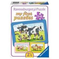ravensburger puzzle my first puzzles animals 3x6pcs 06571