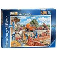 ravensburger happy days at work no12 the builder 500pc jigsaw puzzle