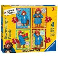 ravensburger paddington bear 4 in a box 12 16 20 24pc jigsaw puzzles