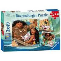 ravensburger disney moana jigsaw puzzle 3 x 49 piece