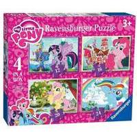 ravensburger my little pony 4 in a box 12 16 20 24pc jigsaw puzzles
