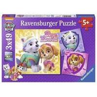 Ravensburger Paw Patrol Skye and Everest 3x 49pc Jigsaw Puzzles