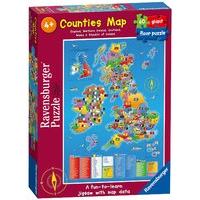ravensburger counties map giant floor puzzle 60 piece