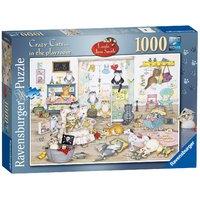 ravensburger crazy cats in the playroom 1000pc jigsaw puzzle