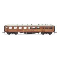 railway diecast model hornby br teak 61 6 corridor buffet car