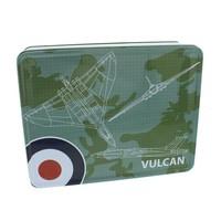 RAF Vulcan Blueprint Rectangle Tin