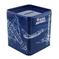 RAF Typhoon Blueprint Tin Money Box