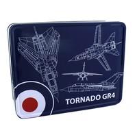 RAF Tornado Blueprint Rectangle Tin