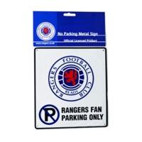 Rangers Official No Parking Sign - Multi-colour
