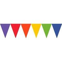 Rainbow Paper Pennant Banner