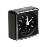 Radio-controlled Analogue Alarm Clock, Black