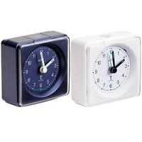 Radio-controlled Analogue Alarm Clocks (2 - SAVE £2), Blue and White