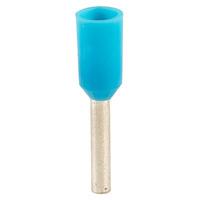 rapid cef7508f 100 bootlace ferrules 075mm blue pack of 100