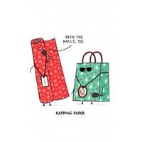 Rapping Paper | Funny Christmas Card |OD1129