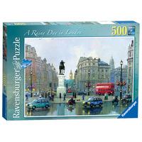 ravensburger rainy day in london 500pc puzzle