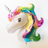 Rainbow Unicorn Supershape Helium Balloon