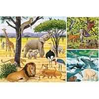 ravensburger animals of the world 3 x 49 pieces