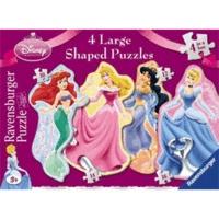 Ravensburger Disney Princess 4 Shaped Puzzles