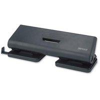 Rapesco 75P ABS-top 4 Hole Punch (Black)
