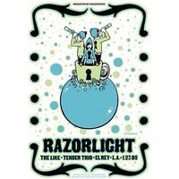 Razorlight, The Like, Tender Trio (Signed Limited Edition of 300) (with glow in the dark ink) By Tara McPherson