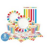 rainbow basic 8 party kit