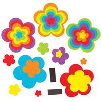 Rainbow Flower Mix & Match Magnet Kits (Pack of 6)