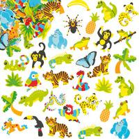 Rainforest Foam Stickers (Per 3 packs)