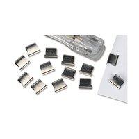 Rapesco Supaclip 60 Refill Clips for 60 Sheets of 80gsm Stainless Steel Pack of 100