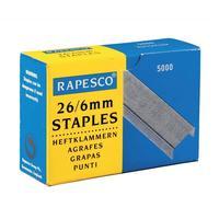 rapesco 136mm tacker staples box of 5000