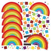 Rainbow Mosaic Magnet Kits Bulk Pack (Pack of 32)