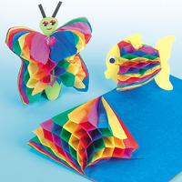 Rainbow Honeycomb Paper Pads (Per 3 packs)