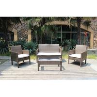 rattan 4 seater sofa lounge set