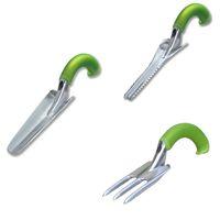 radius hand tools 3 pack set trowel weeder and fork