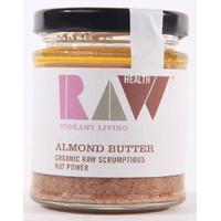 raw health whole raw organic almond butter 170g