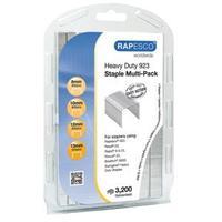 Rapesco 923 Staple Multi Pack Galvanised Staples