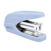 rapesco x5 25ps powder blue less effort stapler