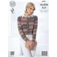 raglan jackets in king cole drifter dk 4251