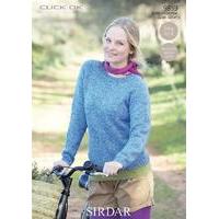 Raglan Sweater In Sirdar Click DK (9859)