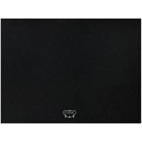 rangemaster 57380 110cm classic splashback black with brass graphics