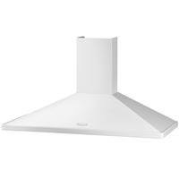 Rangemaster 89370 110cm RANGEMASTER Cooker Hood White Chrome No Rail