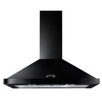 Rangemaster 64940 90cm RANGEMASTER Hood in Black Chrome Badge No Rail