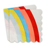 Rainbow Small Paper Party Napkins