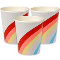 Rainbow Paper Party Cups