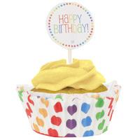 Rainbow Party Cupcake Kit