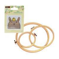 Rabbit and Chick Cross Stitch and Hoop Bundle